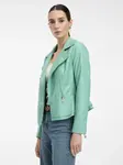 Light green women's faux leather jacket ORSAY - Women's
