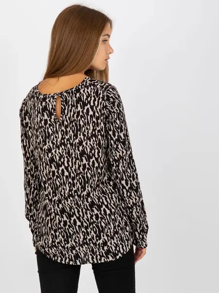 Blouse-D73771M10971AEN-black-beige