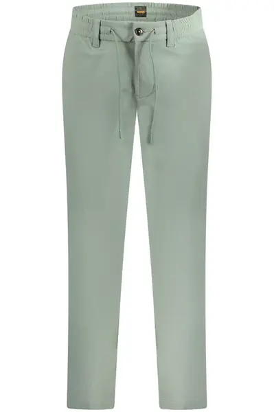 HUGO BOSS pánske zelené nohavice