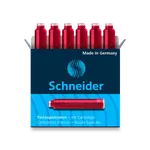 Inkoustové bombičky Schneider, 6 ks - červené