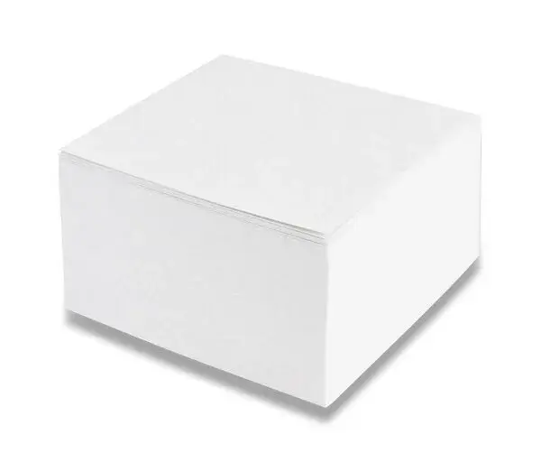 Poznámkový bloček - nelepený - 90 × 90 × 50 mm, 500 listů