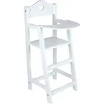 Small Foot Dřevěná židle pro panenky bílá