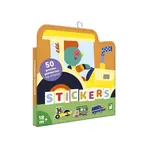 Janod Stickers Velké samolepky Dopravní prostředky 50 ks
