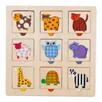 Big Tree puzzle dřevěné 25x25cm se zvířátky