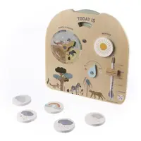 Dřevěná deska Montessori Počasí