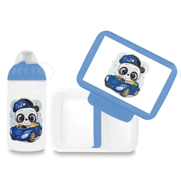 Set Zdravá lahev 0,5 l a Zdravá sváča - Panda driver