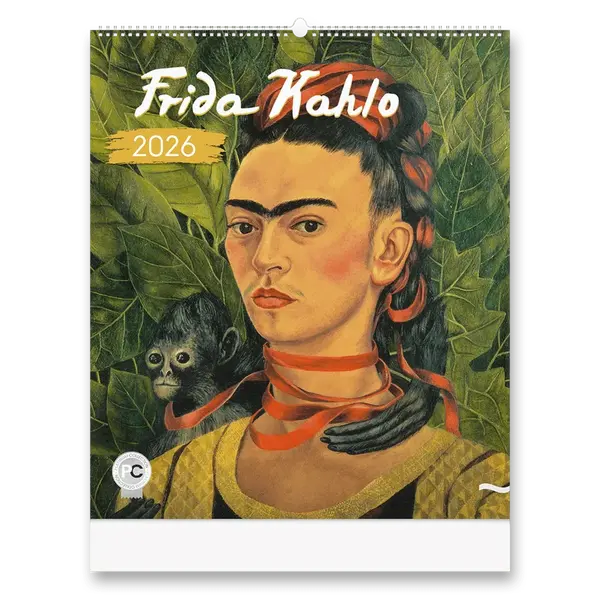 Nástěnný obrázkový kalendář 2026 - Frida Kahlo