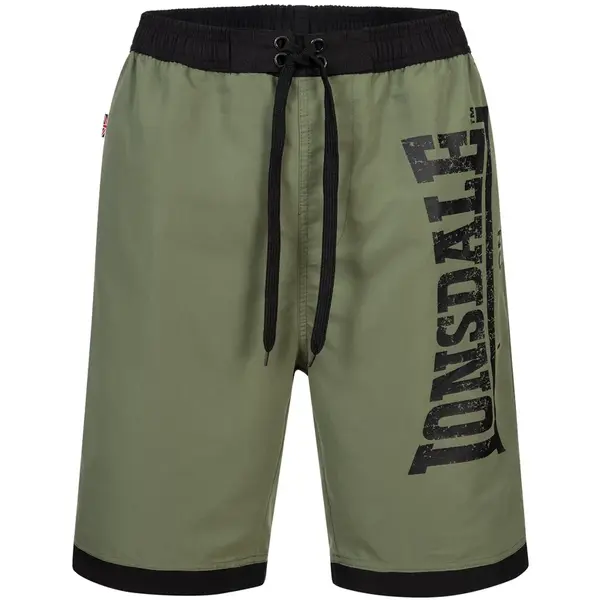 Pánské plavky Lonsdale 113268-Black/Olive
