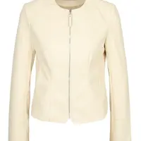 Cream women's faux leather jacket ORSAY - Women's