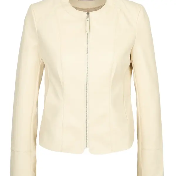 Cream women's faux leather jacket ORSAY - Women's