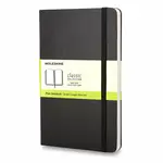 Zápisník Moleskine - tvrdé desky, L, čistý - černý