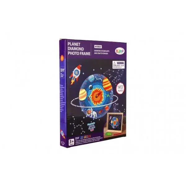 Kreativní sada diamantové malování Vesmír s nalepovacími diamanty