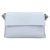 Dámská kožená crossbody kabelka Italia Darina - světle modrá