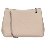 Menší dámská kabelka Calvin Klein Jeans Villa - béžová