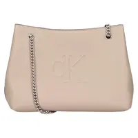 Menší dámská kabelka Calvin Klein Jeans Villa - béžová