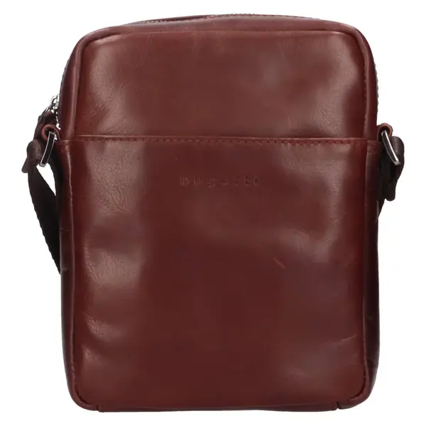 Pánská kožená taška přes rameno Bugatti Ponte - hnědá