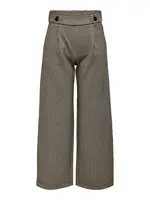 JDY Plisované nohavice 'JDYGeggo Mia'  kapučíno / čierna