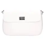 Dámská kožená crossbody kabelka Italia Arabela - bílá
