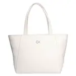 Dámská kabelka Calvin Klein Pebble, syntetická kůže − bílá