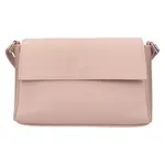 Dámska kožená crossbody kabelka Italia Darina - ružová