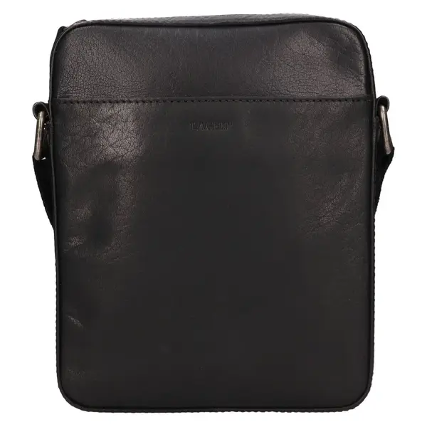 Pánska kožená taška cez rameno Lagen Moss - černá