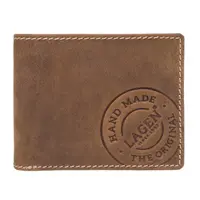 Pánská kožená peněženka Lagen Thor - hnědá