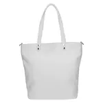 Dámská kožená kabelka Italia Elena - bílá