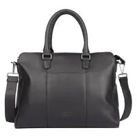 Dámská kožená kabelka na notebook Sparwell Vika - černá