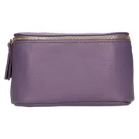 Dámská kožená ledvinka Italia Milagros - tmavě fialová