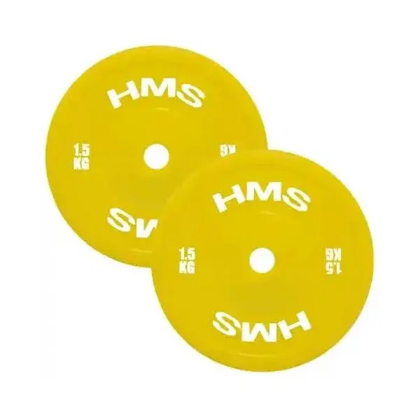 HMS TPP01 Set olympijských kotúčov, žltá, veľkosť 1,5 KG