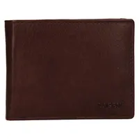 Pánska kožená peňaženka Lagen Alexej - tmavo hnedá