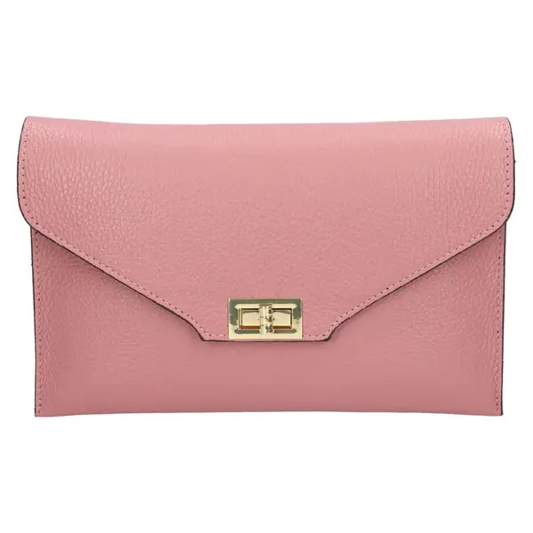 Dámska kožená crossbody kabelka Italia Martes - staroružová