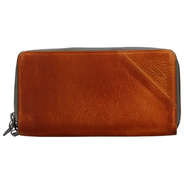 Dámska kožená peňaženka Lagen Eva - hnedá