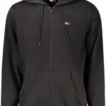 TOMMY HILFIGER MEN'S ZIP-UP SWEATSHIRT BLACK