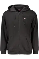 TOMMY HILFIGER MEN'S ZIP-UP SWEATSHIRT BLACK