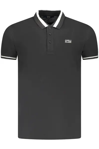 Černé pánské polo triko Cavalli Class