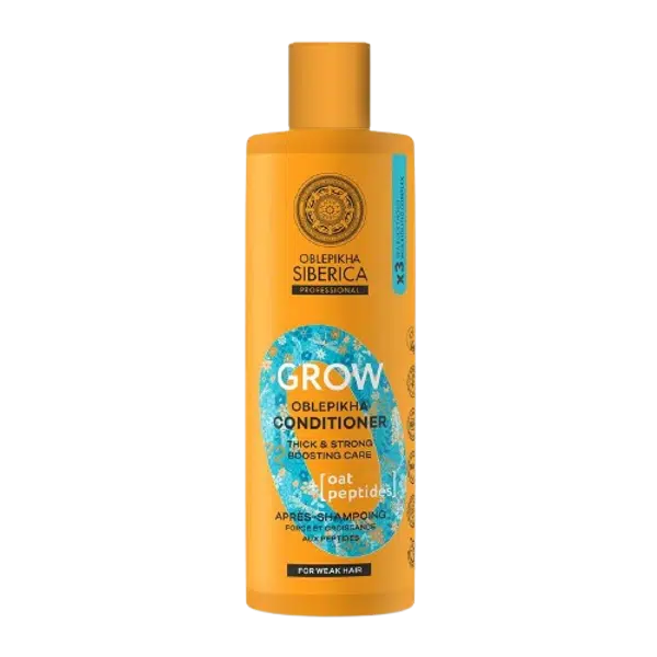 NATURA SIBERICA Oblepikha O Grow Peptidový posilující kondicionér pro růst vlasů 400 ml