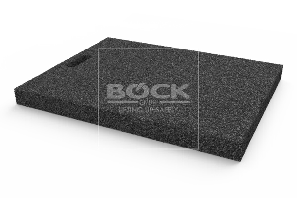 BOCK Výplňová podložka 633x500x50 mm, gumová, pro pro čtyřsloupové a nůžkové zvedáky