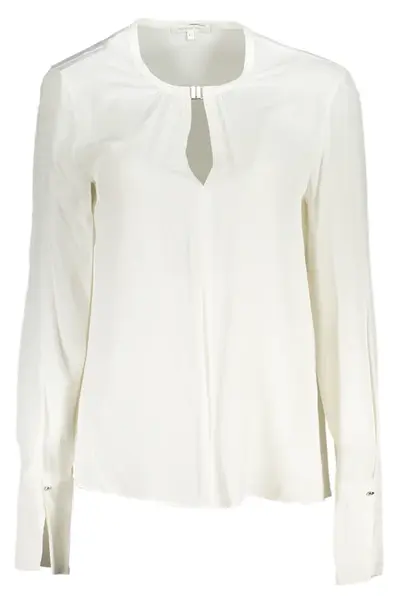 Dámská bílá halenka s dlouhým rukávem