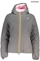 Dámská oboustranná šedá bunda K-WAY