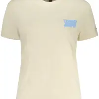TOMMY HILFIGER SHORT SLEEVE T-SHIRT WOMEN BEIGE