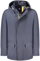 K-WAY TRENCH MEN BLUE