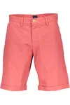 GANT RED MEN'S BERMUDA TROUSERS