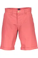GANT RED MEN'S BERMUDA TROUSERS