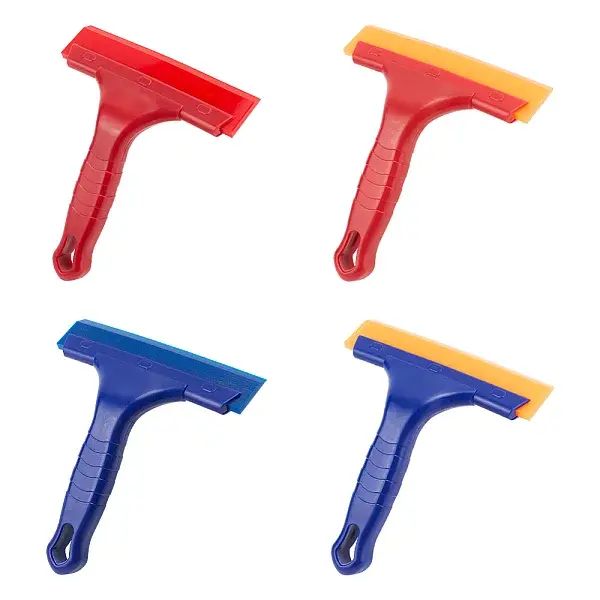 4Pcs 4 Colors PP Plastic Car Ice Scrapers