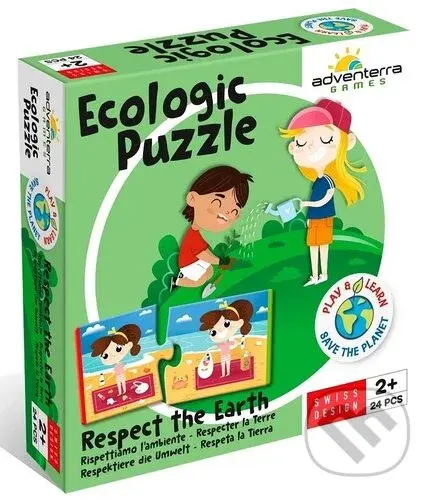 Ecologic Puzzle Respektuj Zemi (Napiš a smaž zas a znovu!) - puzzle z kategorie Maxi dílky