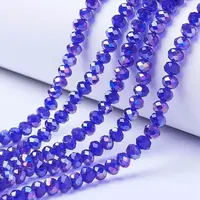 Electroplate Glass Beads Strands