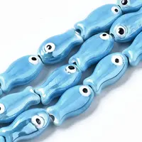 Handmade Porcelain Ceramic Beads Strands