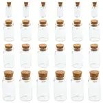40Pcs 4 Styles Glass Jar Bead Containers