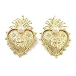 Brass with ABS Plastic Pearl Pendants